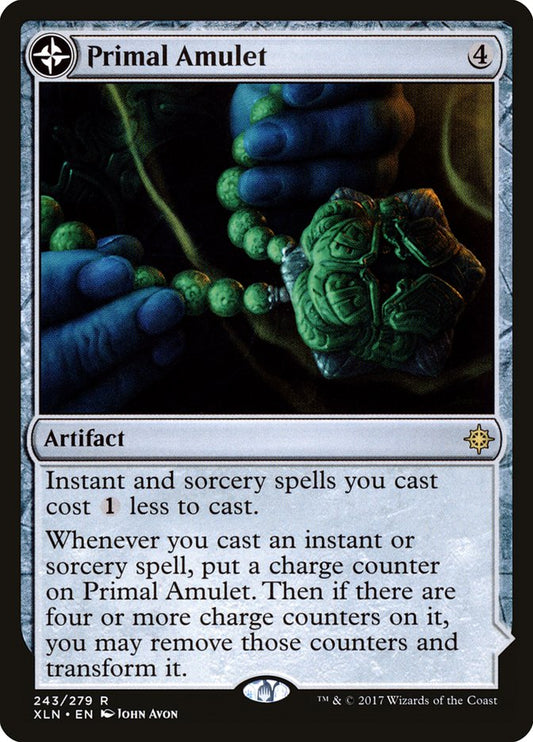 Primal Amulet // Primal Wellspring [Ixalan] [Foil]