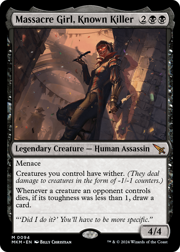 Massacre Girl, Known Killer [Murders at Karlov Manor] [Foil]