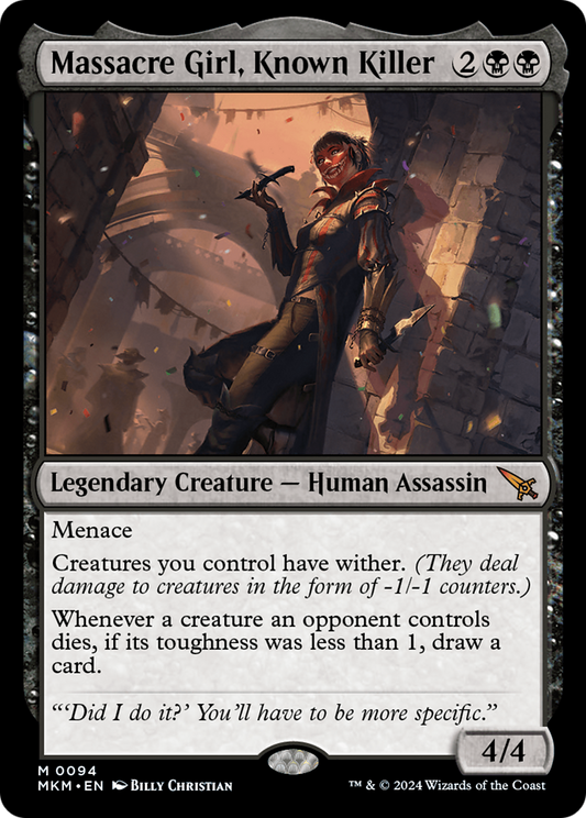 Massacre Girl, Known Killer [Murders at Karlov Manor] [Foil]
