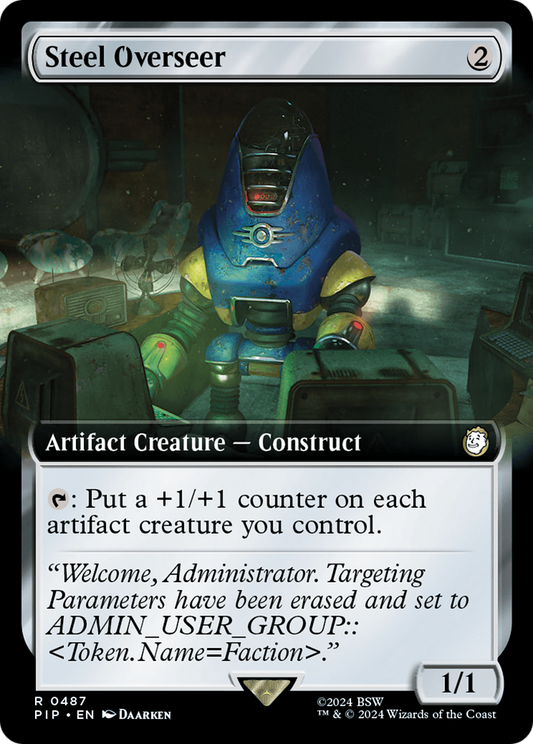 Steel Overseer (Extended Art) [Fallout] [Foil]