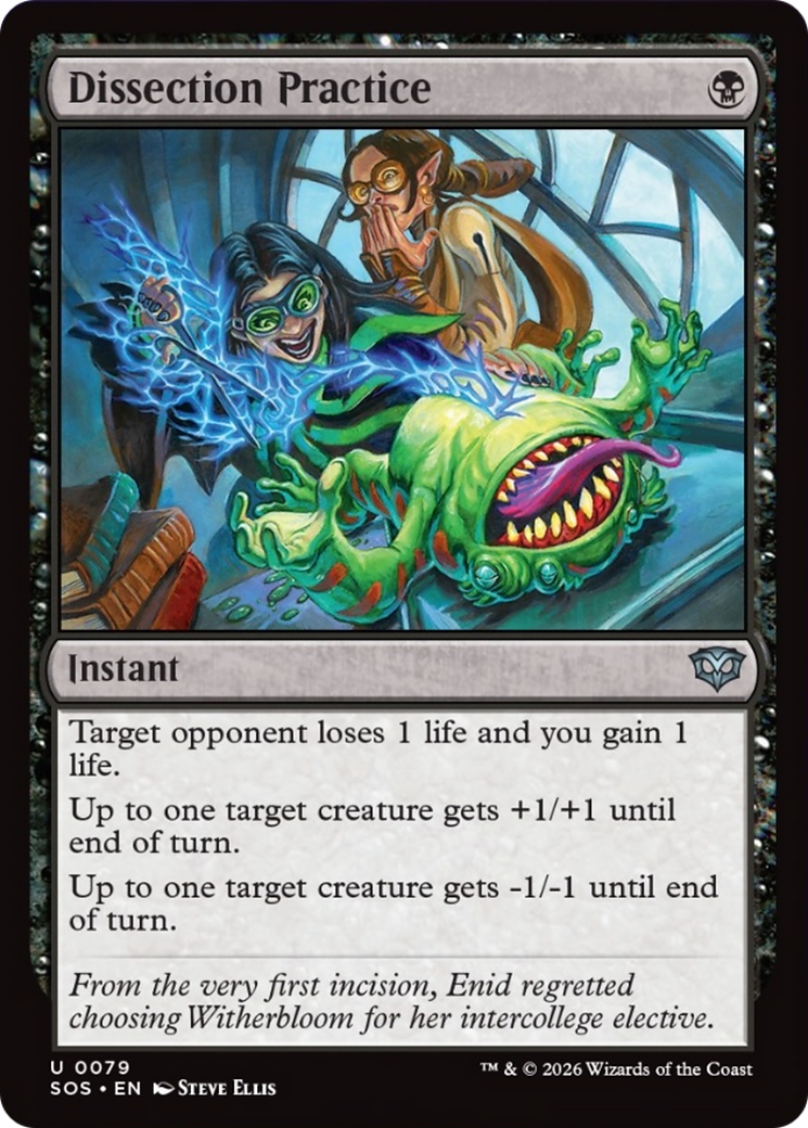 Dissection Practice [Secrets of Strixhaven] [Foil]
