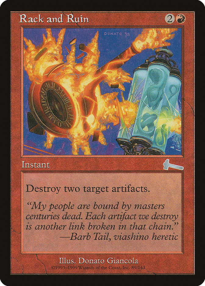 Rack and Ruin [Urza's Legacy] [Foil]