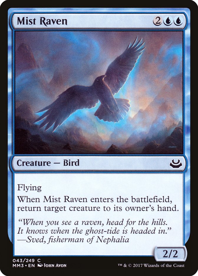 Mist Raven [Modern Masters 2017] [Foil]