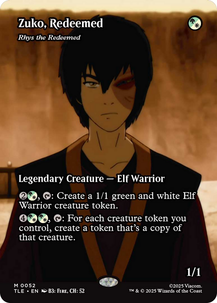 Zuko, Redeemed - Rhys the Redeemed (Borderless) [Avatar: The Last Airbender: Eternal-Legal] [Foil]