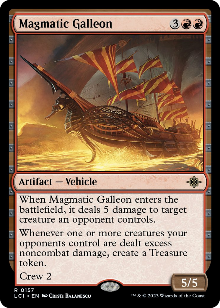 Magmatic Galleon [The Lost Caverns of Ixalan] [Foil]