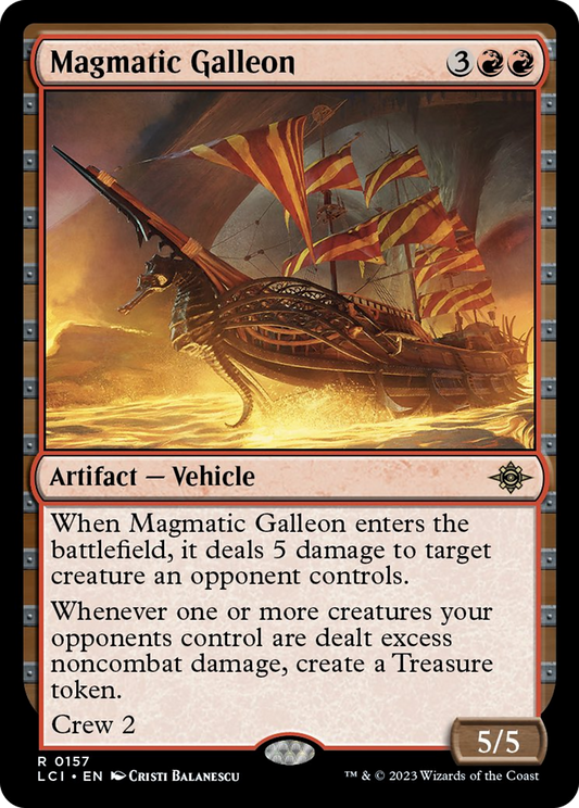Magmatic Galleon [The Lost Caverns of Ixalan] [Foil]