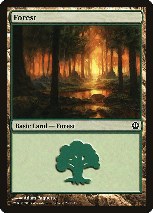 Forest (248) [Theros] [Foil]