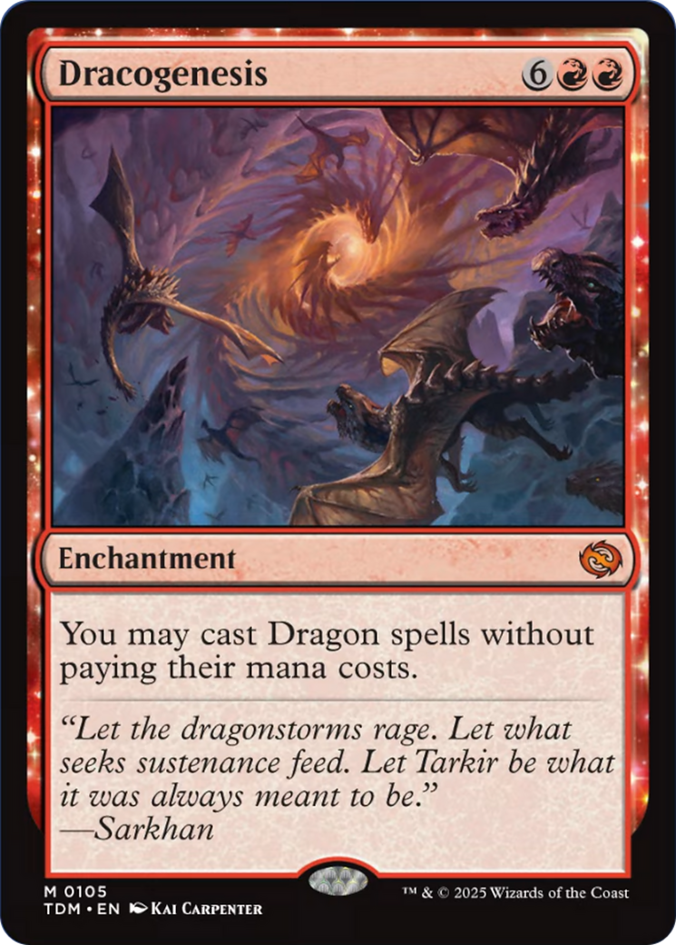 Dracogenesis [Tarkir: Dragonstorm] [Foil]