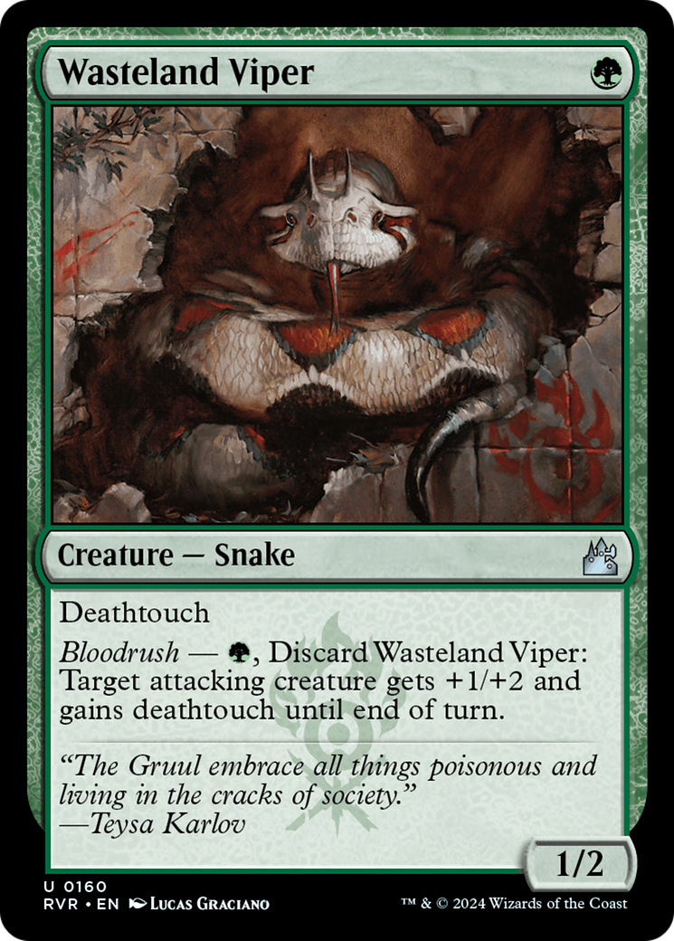 Wasteland Viper [Ravnica Remastered] [Foil]