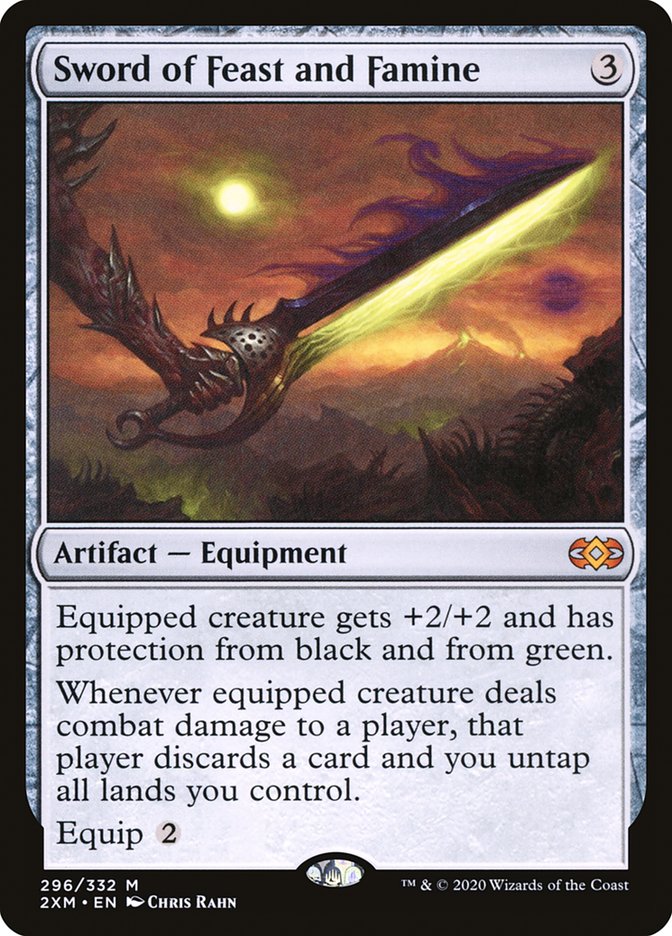 Sword of Feast and Famine [Double Masters] [Foil]