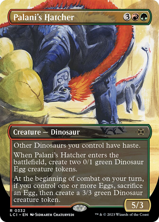 Palani's Hatcher (Borderless) [The Lost Caverns of Ixalan] [Foil]