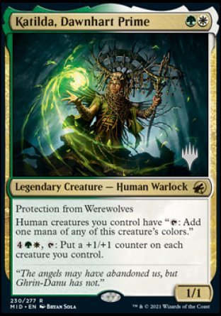 Katilda, Dawnhart Prime (Promo Pack) [Innistrad: Midnight Hunt Promos] [Foil]