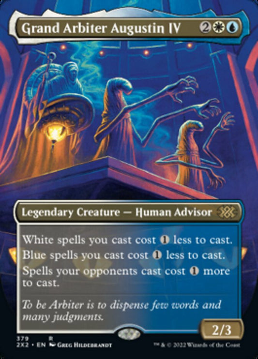 Grand Arbiter Augustin IV (Borderless Alternate Art) [Double Masters 2022] [Foil]