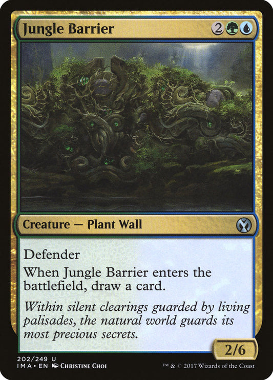 Jungle Barrier [Iconic Masters] [Foil]
