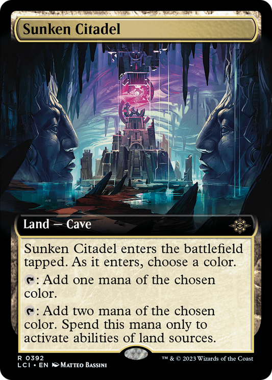 Sunken Citadel (Extended Art) [The Lost Caverns of Ixalan] [Foil]