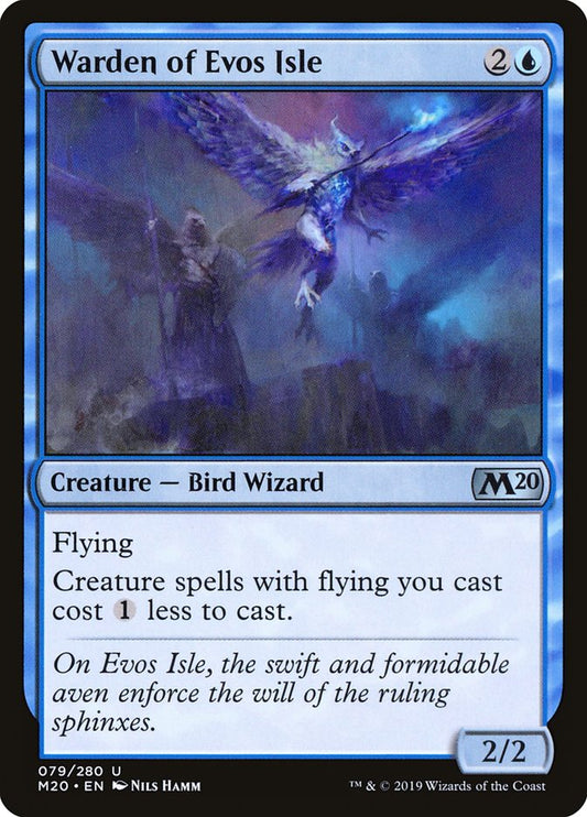 Warden of Evos Isle [Core Set 2020] [Foil]