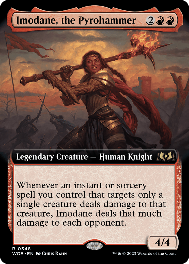 Imodane, the Pyrohammer (Extended Art) [Wilds of Eldraine] [Foil]