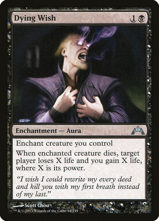 Dying Wish [Gatecrash] [Foil]