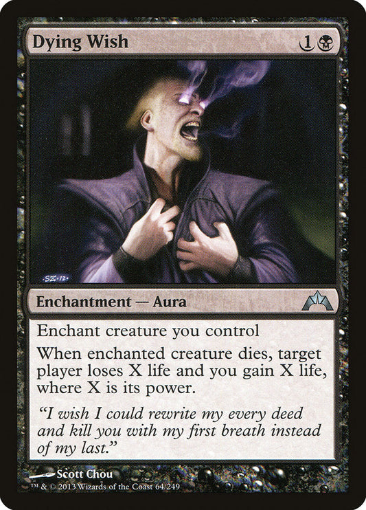 Dying Wish [Gatecrash] [Foil]