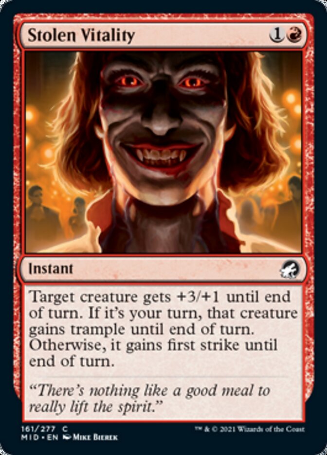 Stolen Vitality [Innistrad: Midnight Hunt] [Foil]