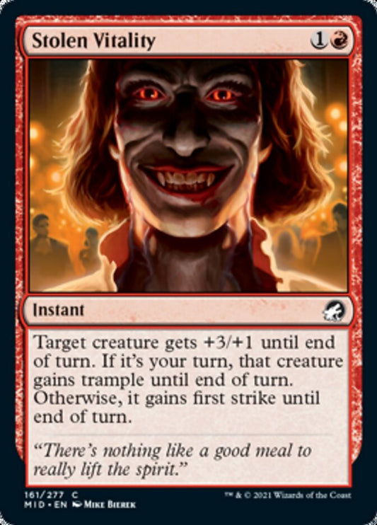 Stolen Vitality [Innistrad: Midnight Hunt] [Foil]