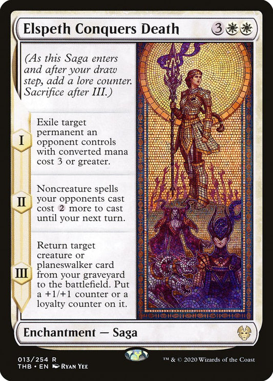 Elspeth Conquers Death [Theros Beyond Death] [Foil]