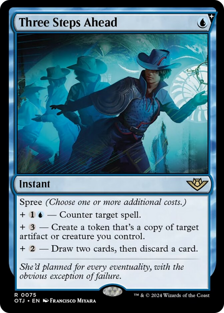 Three Steps Ahead [Outlaws of Thunder Junction] [Foil]