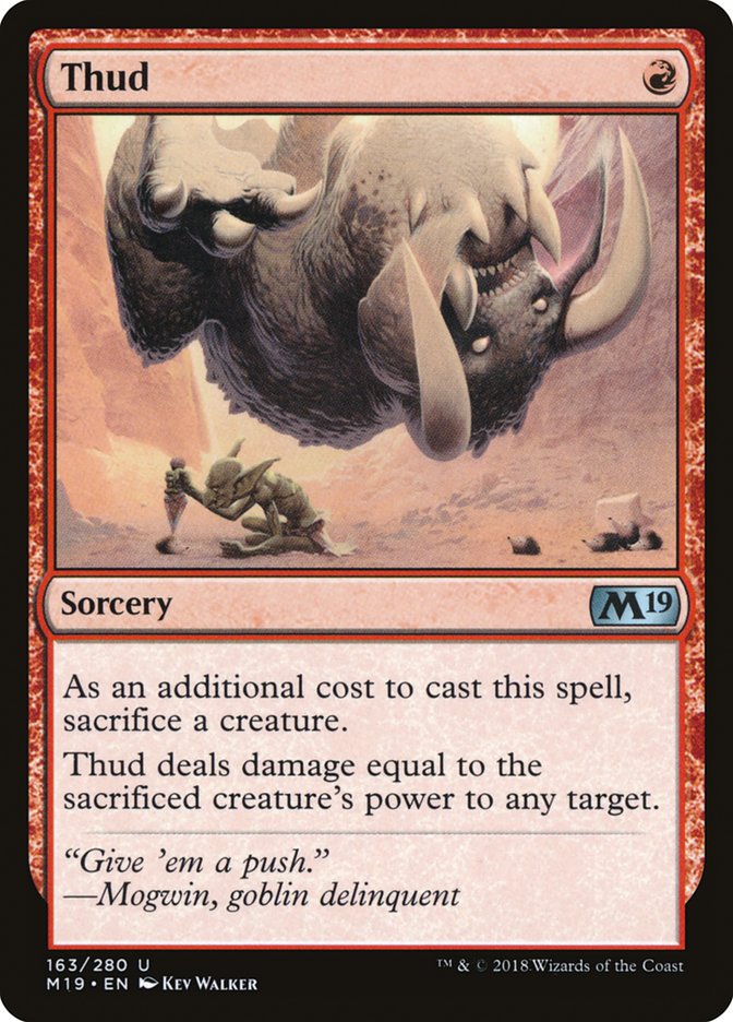 Thud [Core Set 2019] [Foil]