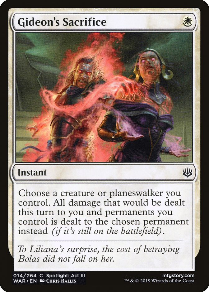 Gideon's Sacrifice [War of the Spark] [Foil]