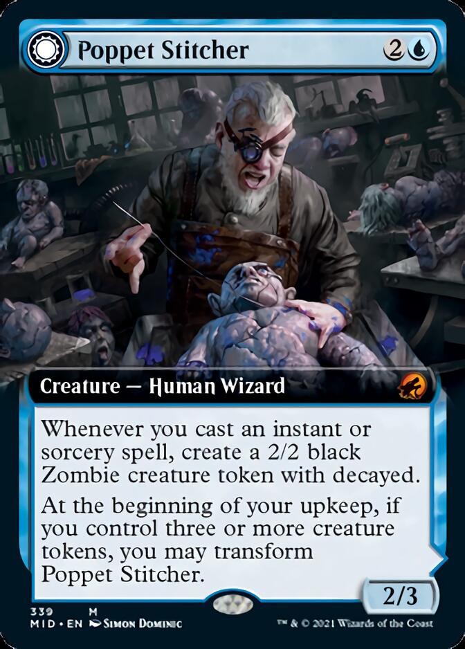 Poppet Stitcher // Poppet Factory (Extended Art) [Innistrad: Midnight Hunt] [Foil]