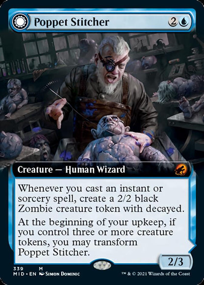 Poppet Stitcher // Poppet Factory (Extended Art) [Innistrad: Midnight Hunt] [Foil]