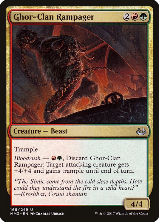 Ghor-Clan Rampager [Modern Masters 2017] [Foil]