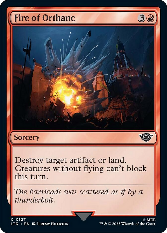 Fire of Orthanc [The Lord of the Rings: Tales of Middle-Earth] [Foil]
