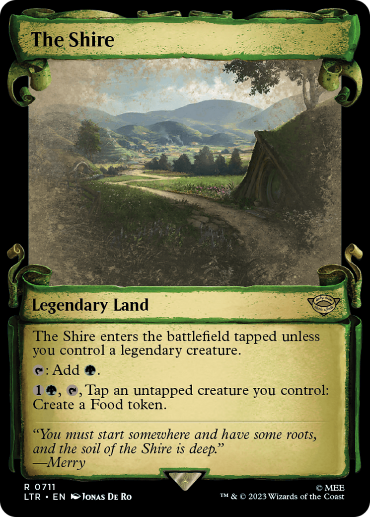 The Shire [The Lord of the Rings: Tales of Middle-Earth Showcase Scrolls] [Foil]