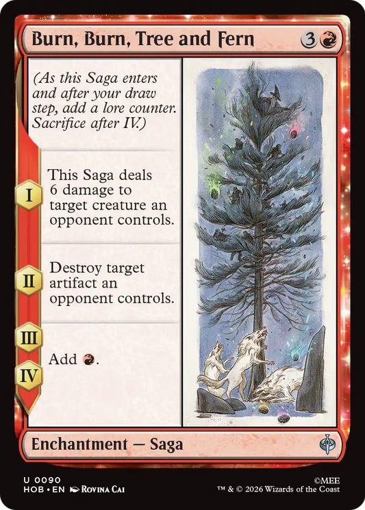 Burn, Burn, Tree and Fern [The Hobbit]