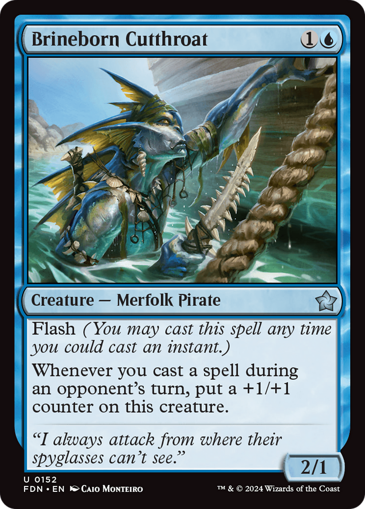 Brineborn Cutthroat [Foundations] [Foil]