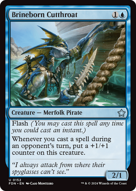 Brineborn Cutthroat [Foundations] [Foil]
