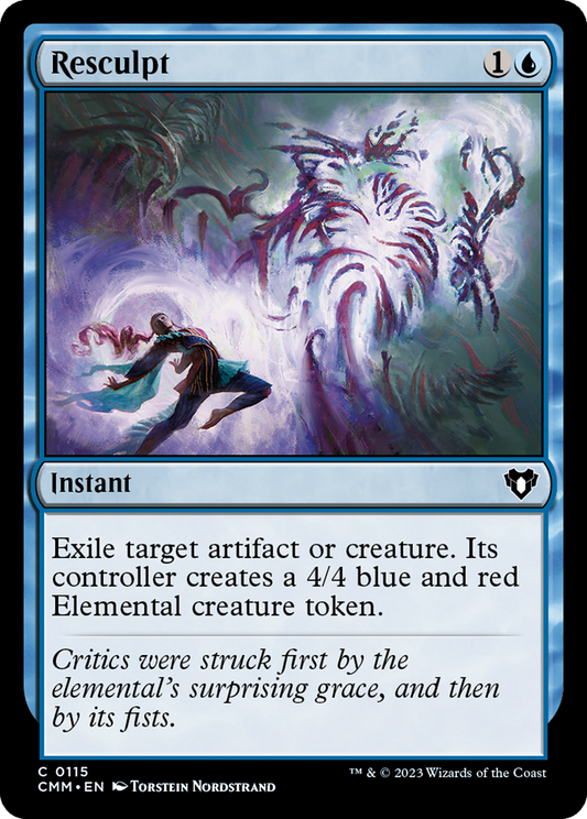 Resculpt [Commander Masters] [Foil]