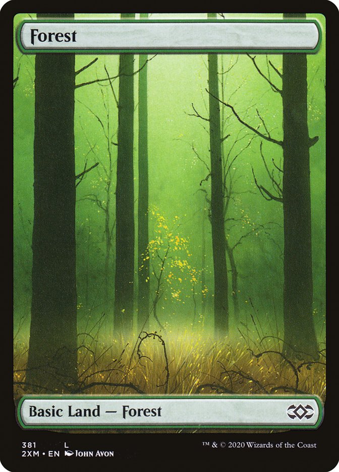 Forest (381) [Double Masters] [Foil]