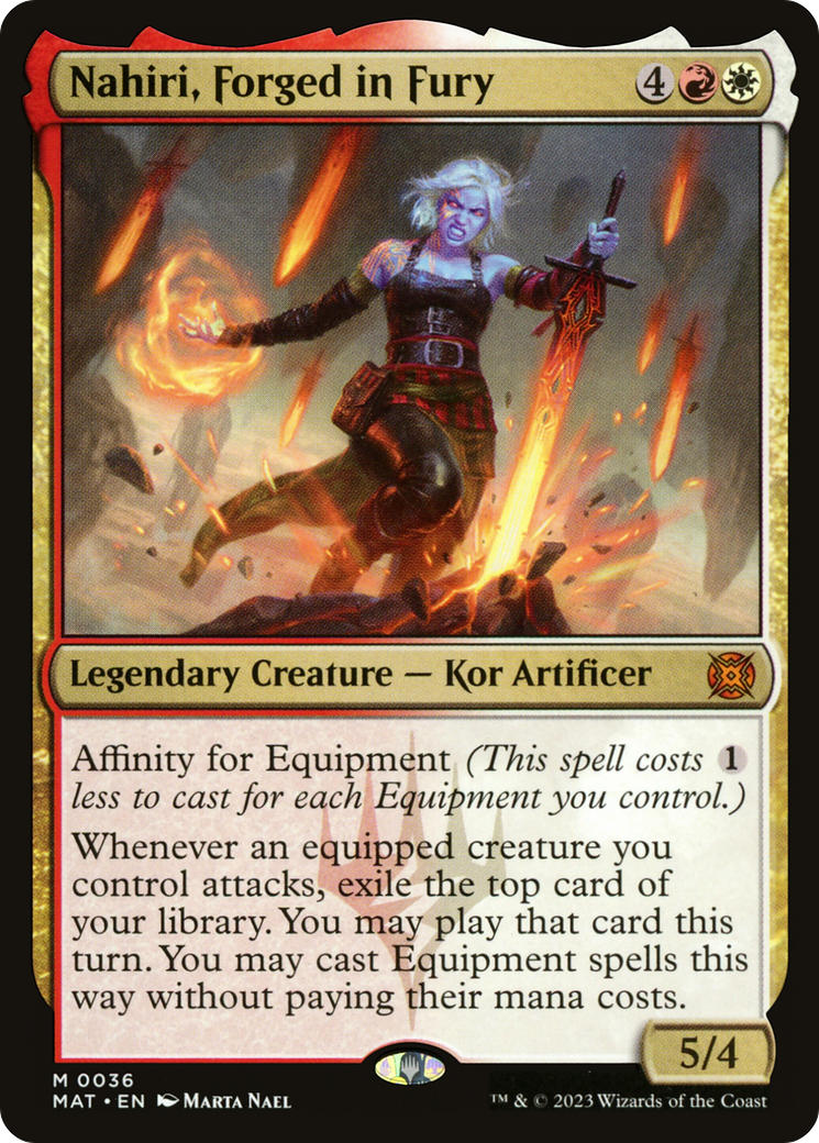 Nahiri, Forged in Fury [March of the Machine: The Aftermath] [Foil]