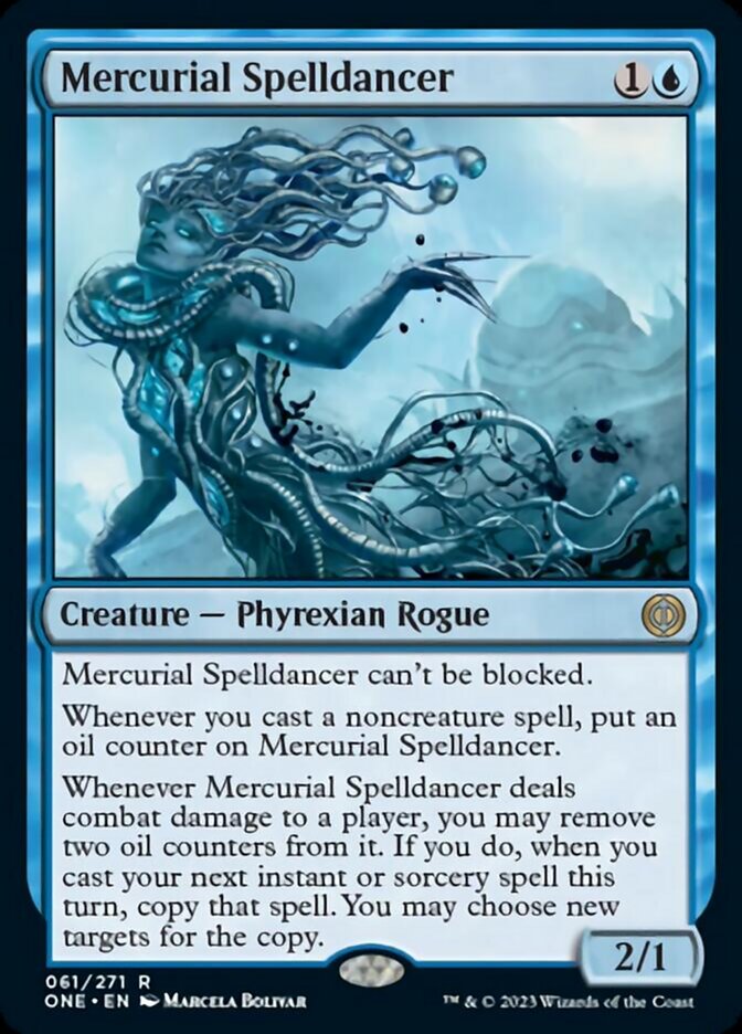 Mercurial Spelldancer [Phyrexia: All Will Be One] [Foil]