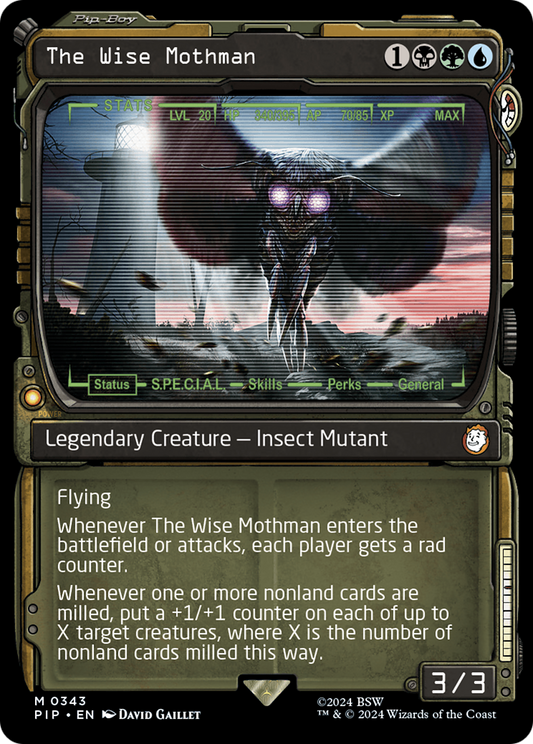 The Wise Mothman (Showcase) [Fallout] [Foil]