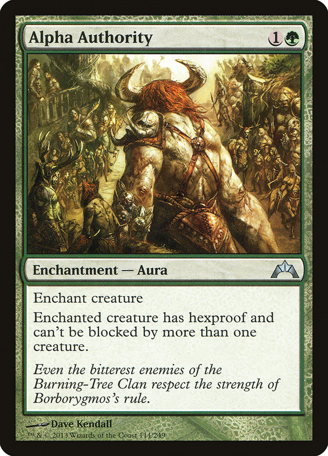 Alpha Authority [Gatecrash] [Foil]