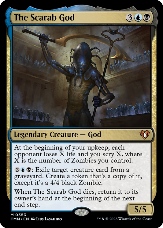 The Scarab God [Commander Masters] [Foil]