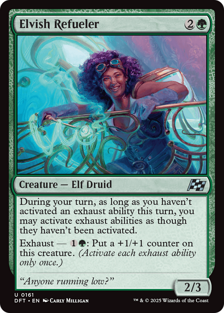 Elvish Refueler [Aetherdrift] [Foil]