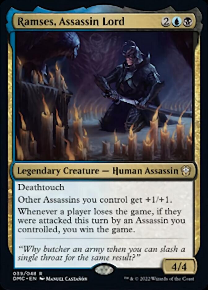 Ramses, Assassin Lord [Dominaria United Commander] [Foil]