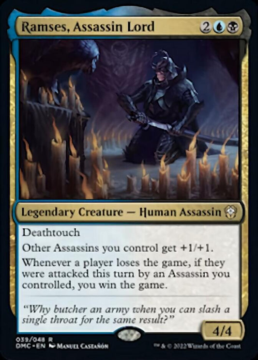 Ramses, Assassin Lord [Dominaria United Commander] [Foil]