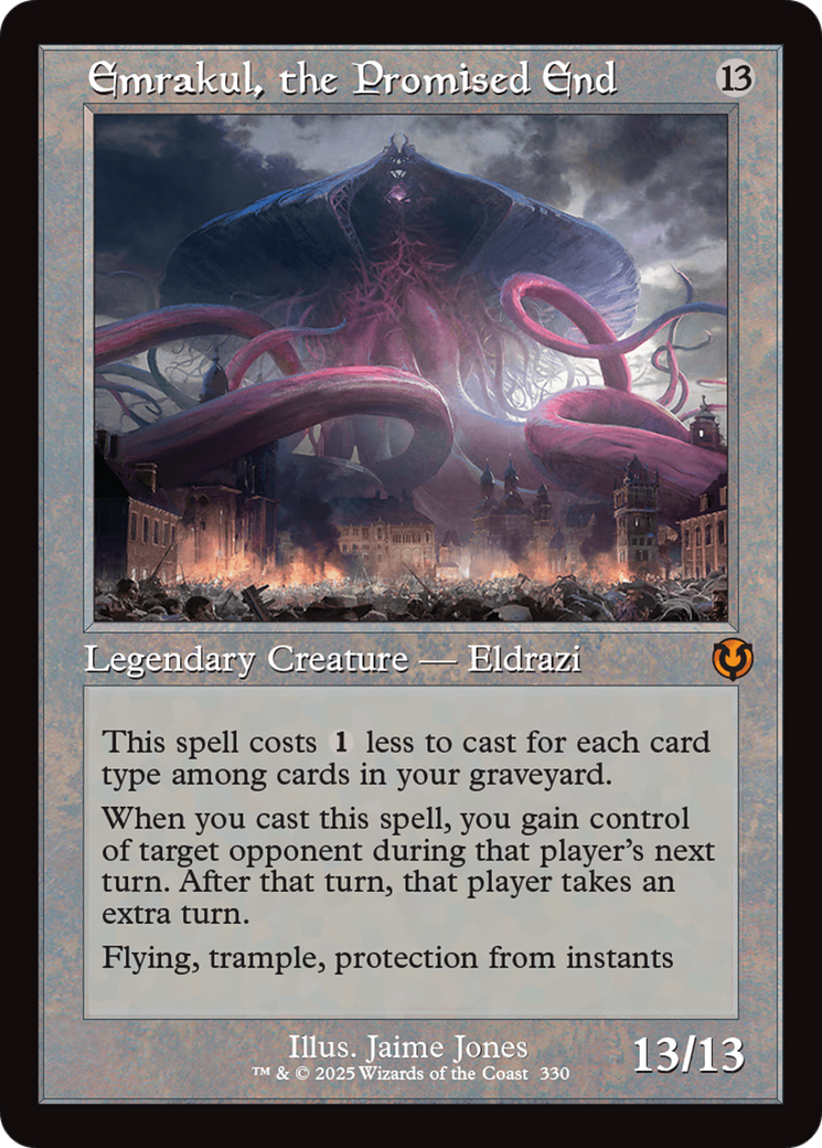 Emrakul, the Promised End (Retro Frame) [Innistrad Remastered] [Foil]