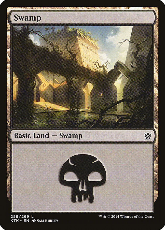 Swamp (259) [Khans of Tarkir] [Foil]