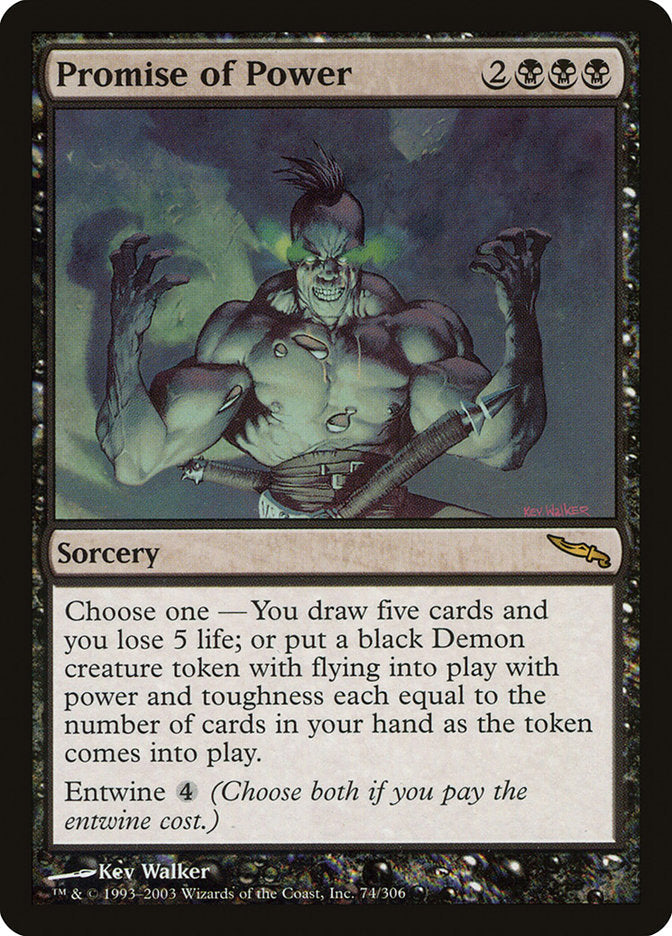 Promise of Power [Mirrodin] [Foil]